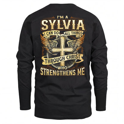 SYLVIA HH88-K2–Personalized Name Quote T-Shirt