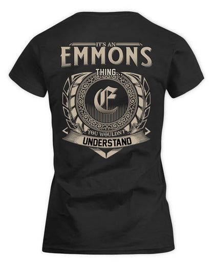 EMMONS HH88-K2–Personalized Name Quote Apparel “It’s a/an NAME Thing You Wouldn’t Understand”