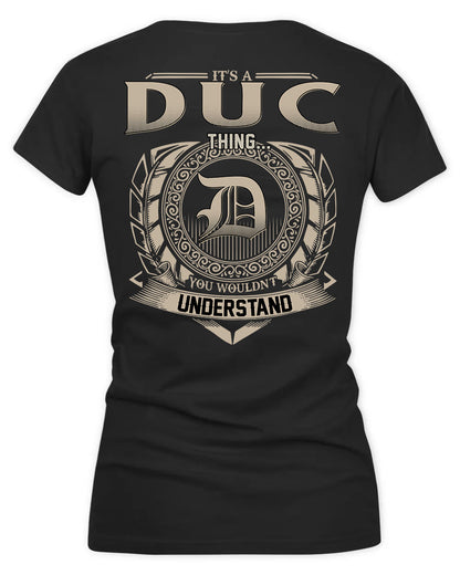 DUCHARME HH88-K2–Personalized Name Quote Apparel “It’s a/an NAME Thing You Wouldn’t Understand”