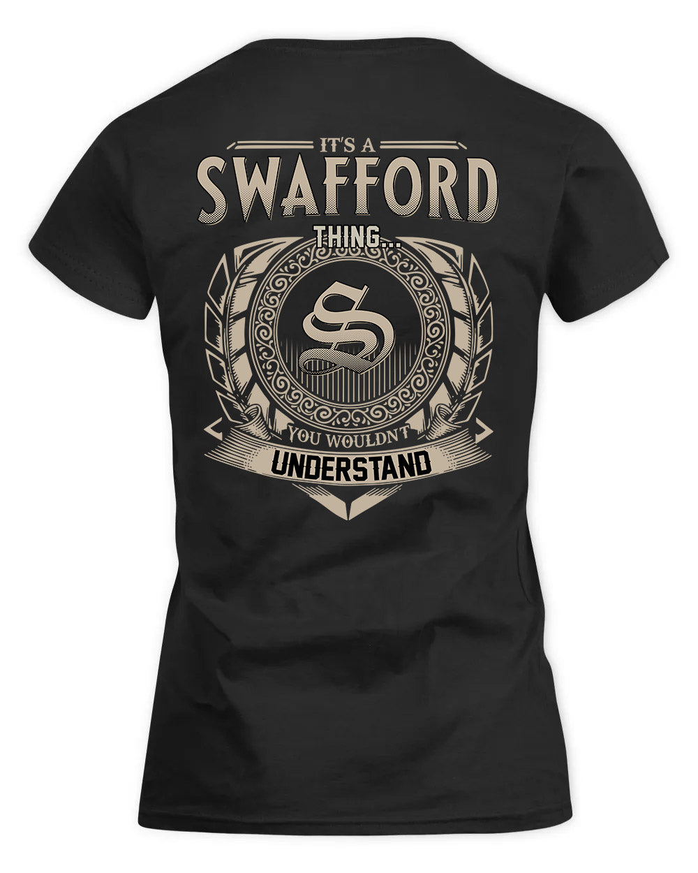 SWAN HH88-K2–Personalized Name Quote Apparel “It’s a/an NAME Thing You Wouldn’t Understand”