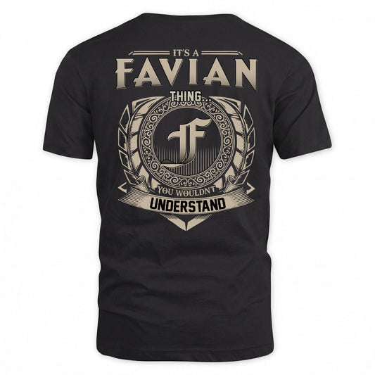 FAVIAN HH88-K2–Personalized Name Quote Apparel “It’s a/an NAME Thing You Wouldn’t Understand”
