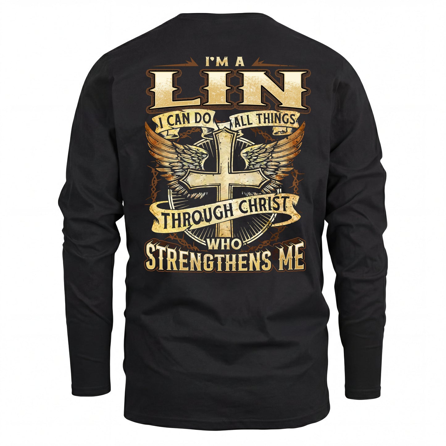 LIN HH88-K2–Personalized Name Quote T-Shirt