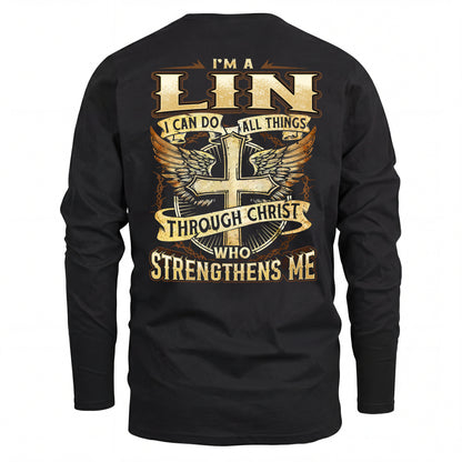 LIN HH88-K2–Personalized Name Quote T-Shirt