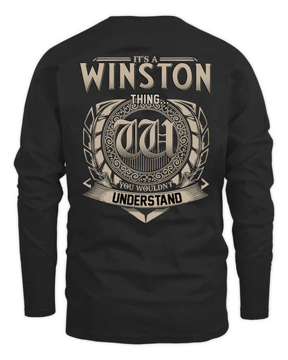 WINSTON HH88-K2–Personalized Name Quote Apparel “It’s a/an NAME Thing You Wouldn’t Understand”