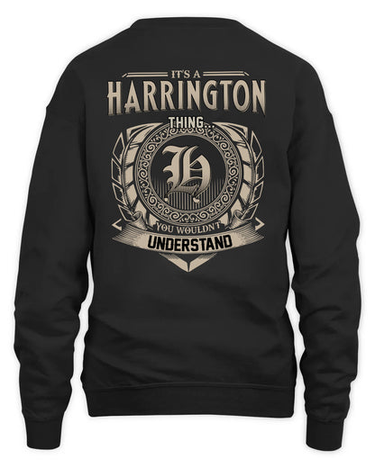 HARRINGTON HH88-K2–Personalized Name Quote Apparel “It’s a/an NAME Thing You Wouldn’t Understand”