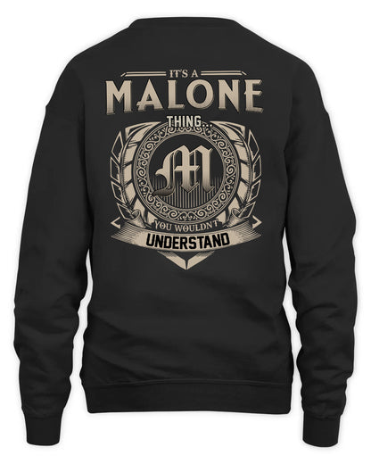 MALONE HH88-K2–Personalized Name Quote Apparel “It’s a/an NAME Thing You Wouldn’t Understand”