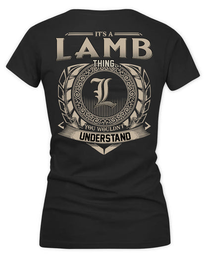 LAMONTAGNE HH88-K2–Personalized Name Quote Apparel “It’s a/an NAME Thing You Wouldn’t Understand”