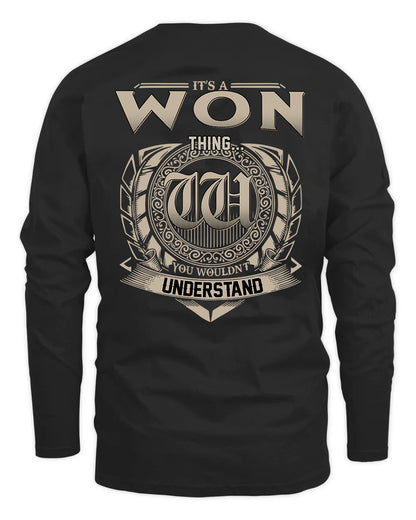 WON HH88-K2–Personalized Name Quote Apparel “It’s a/an NAME Thing You Wouldn’t Understand”