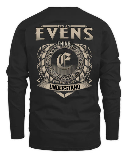 EVENS HH88-K2–Personalized Name Quote Apparel “It’s a/an NAME Thing You Wouldn’t Understand”