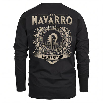 NAVARRO HH88-K2–Personalized Name Quote Apparel “It’s an NAME Thing You Wouldn’t Understand”