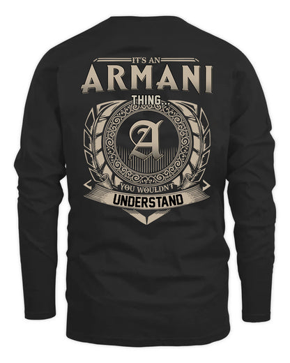 ARMANI HH88-K2–Personalized Name Quote Apparel “It’s a/an NAME Thing You Wouldn’t Understand”
