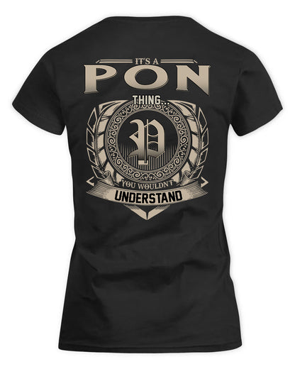 PONCE HH88-K2–Personalized Name Quote Apparel “It’s a/an NAME Thing You Wouldn’t Understand”