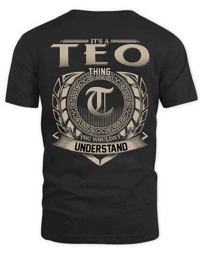 TEO HH88-K2–Personalized Name Quote Apparel “It’s a/an NAME Thing You Wouldn’t Understand”