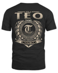 TEO HH88-K2–Personalized Name Quote Apparel “It’s a/an NAME Thing You Wouldn’t Understand”