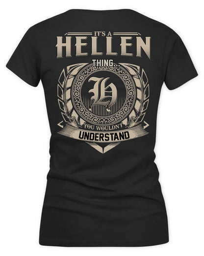 HELLER HH88-K2–Personalized Name Quote Apparel “It’s a/an NAME Thing You Wouldn’t Understand”