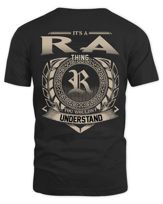 RA HH88-K2–Personalized Name Quote Apparel “It’s a/an NAME Thing You Wouldn’t Understand”
