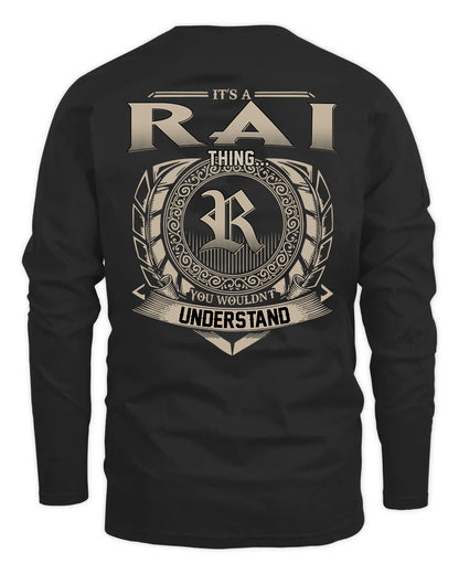 RAI HH88-K2–Personalized Name Quote Apparel “It’s a/an NAME Thing You Wouldn’t Understand”