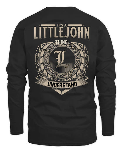 LITTLEJOHN HH88-K2–Personalized Name Quote Apparel “It’s a/an NAME Thing You Wouldn’t Understand”