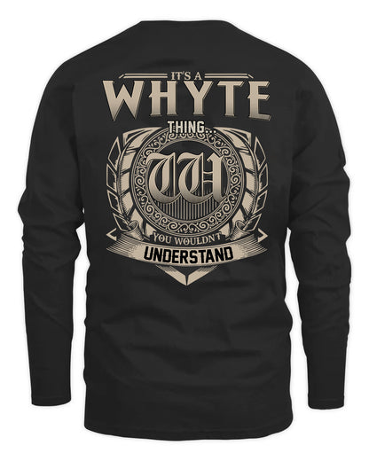 WHYTE HH88-K2–Personalized Name Quote Apparel “It’s a/an NAME Thing You Wouldn’t Understand”