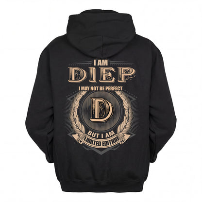 DIEP 2K-101–Personalized Name Quote Apparel “I Am NAME May Not Be Perfect But I Am Limited Edition”