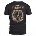 JIMMY 2K-101–Personalized Name Quote Apparel “I Am NAME May Not Be Perfect But I Am Limited Edition”