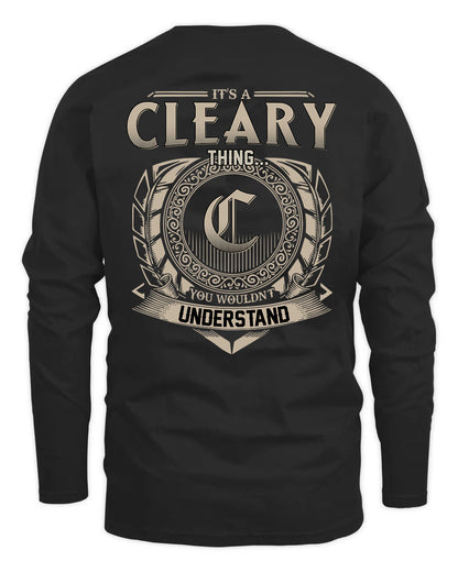 CLEARY HH88-K2–Personalized Name Quote Apparel “It’s a/an NAME Thing You Wouldn’t Understand”