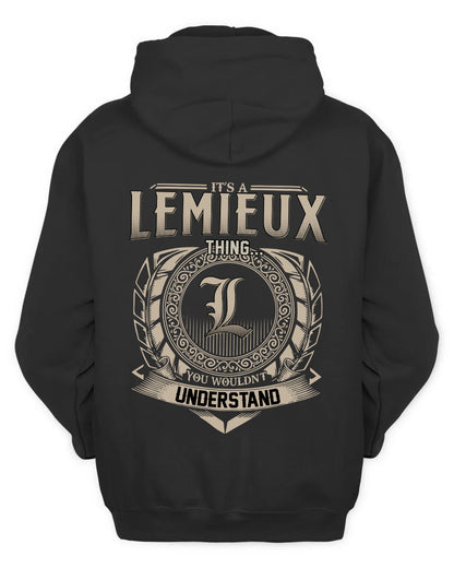 LEMIEUX HH88-K2–Personalized Name Quote Apparel “It’s a/an NAME Thing You Wouldn’t Understand”