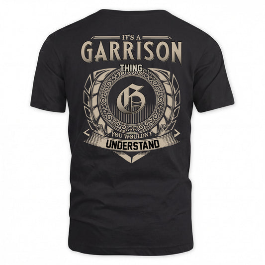 GARRISON HH88-K2–Personalized Name Quote Apparel “It’s a/an NAME Thing You Wouldn’t Understand”