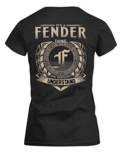 FENDER HH88-K2–Personalized Name Quote Apparel “It’s a/an NAME Thing You Wouldn’t Understand”