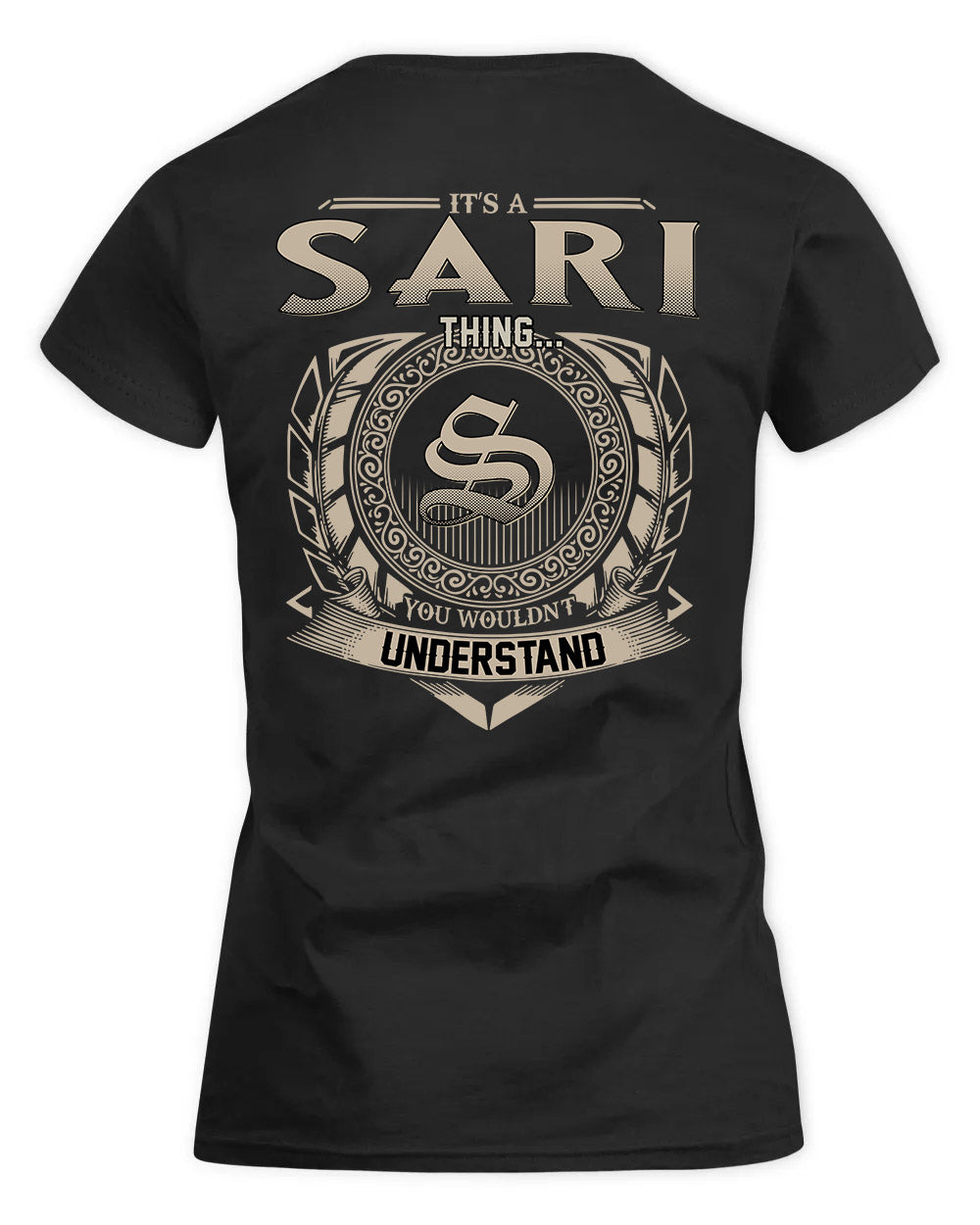 SARITA HH88-K2–Personalized Name Quote Apparel “It’s a/an NAME Thing You Wouldn’t Understand”