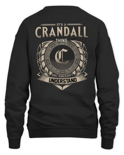CRANDALL HH88-K2–Personalized Name Quote Apparel “It’s a/an NAME Thing You Wouldn’t Understand”