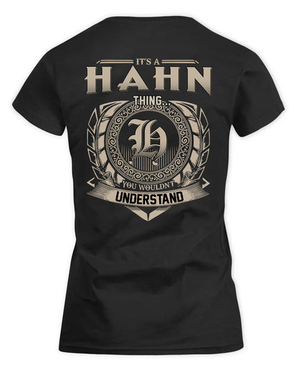 HAHN HH88-K2–Personalized Name Quote Apparel “It’s a/an NAME Thing You Wouldn’t Understand”