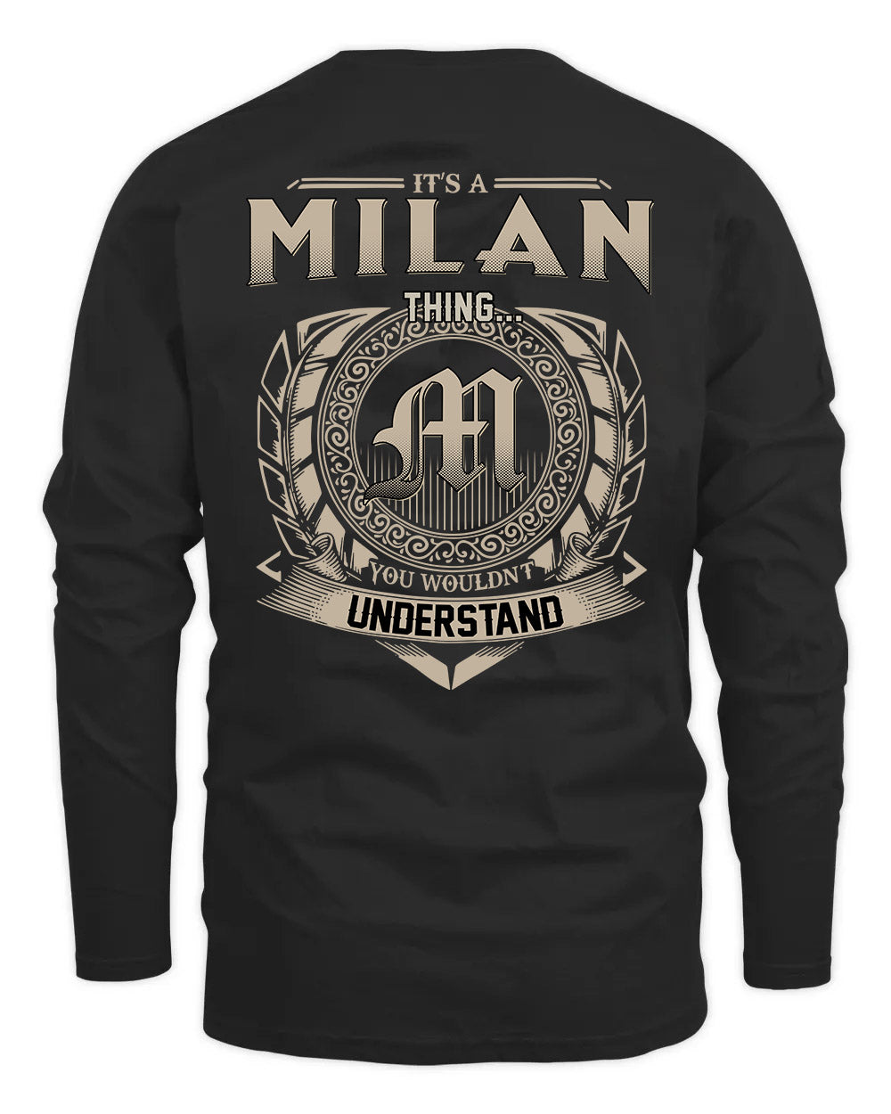 MILAN HH88-K2–Personalized Name Quote Apparel “It’s a/an NAME Thing You Wouldn’t Understand”