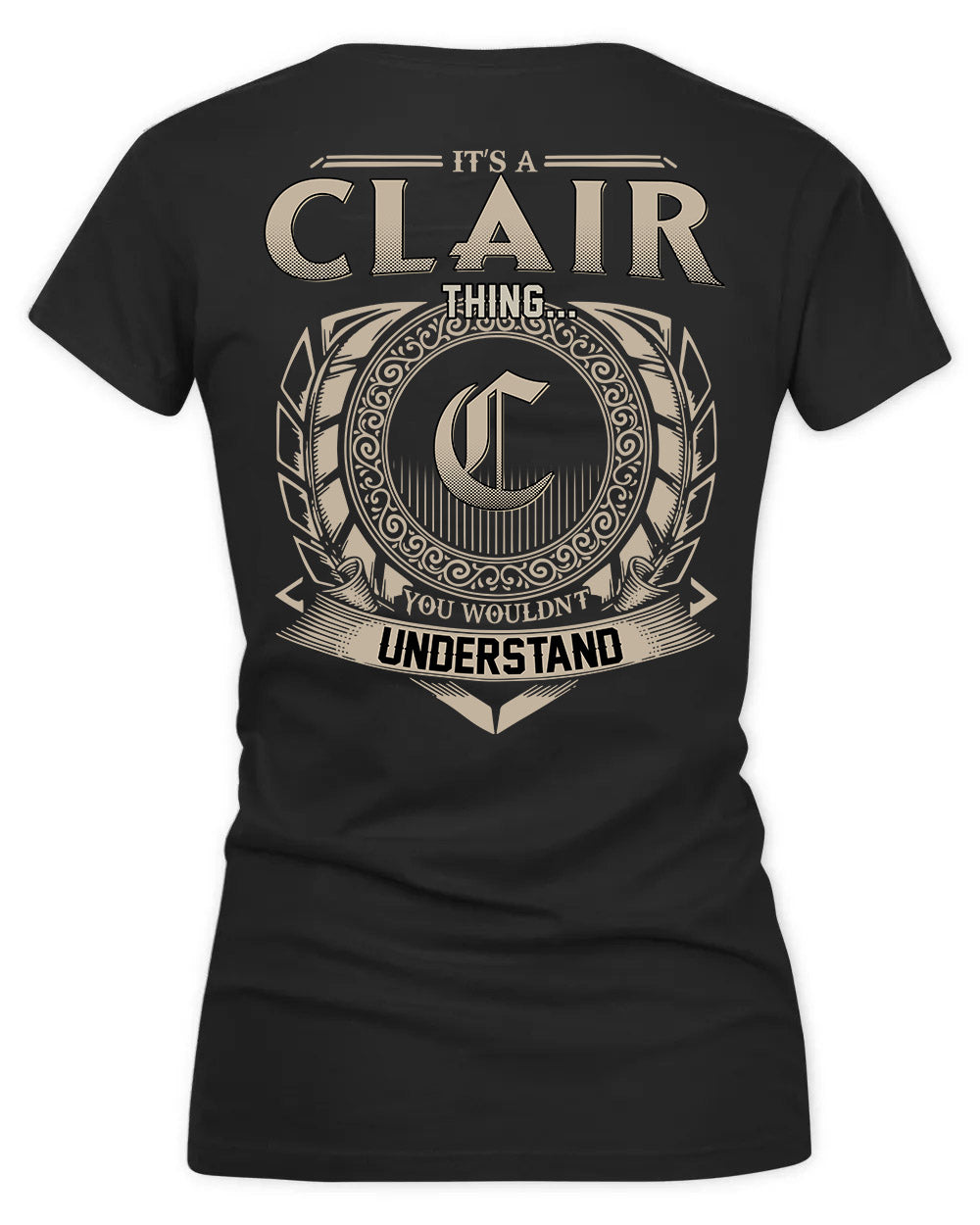 CLANCY HH88-K2–Personalized Name Quote Apparel “It’s a/an NAME Thing You Wouldn’t Understand”