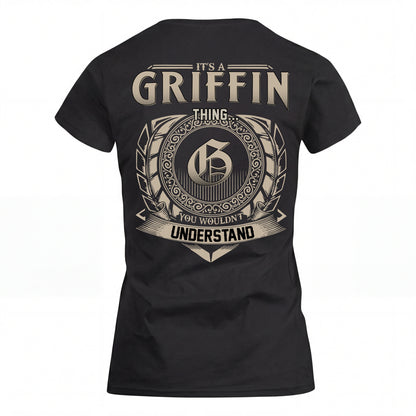 GRIFFIN HH88-K2–Personalized Name Quote Apparel “It’s an NAME Thing You Wouldn’t Understand”