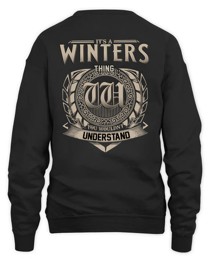 WINTERS HH88-K2–Personalized Name Quote Apparel “It’s a/an NAME Thing You Wouldn’t Understand”