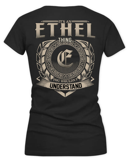 ETHERIDGE HH88-K2–Personalized Name Quote Apparel “It’s a/an NAME Thing You Wouldn’t Understand”