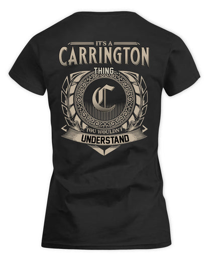 CARRINGTON HH88-K2–Personalized Name Quote Apparel “It’s a/an NAME Thing You Wouldn’t Understand”