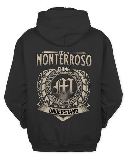 MONTERROSO HH88-K2–Personalized Name Quote Apparel “It’s a/an NAME Thing You Wouldn’t Understand”