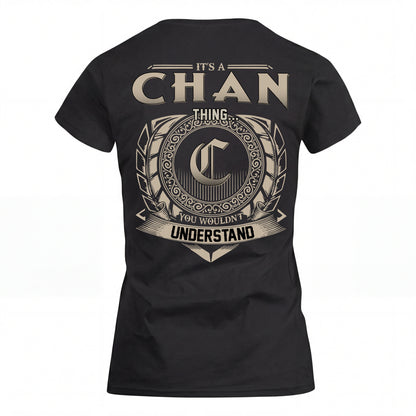 CHAN HH88-K2–Personalized Name Quote Apparel “It’s an NAME Thing You Wouldn’t Understand”