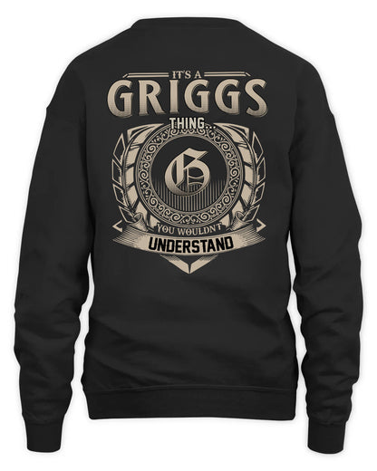 GRIGGS HH88-K2–Personalized Name Quote Apparel “It’s a/an NAME Thing You Wouldn’t Understand”