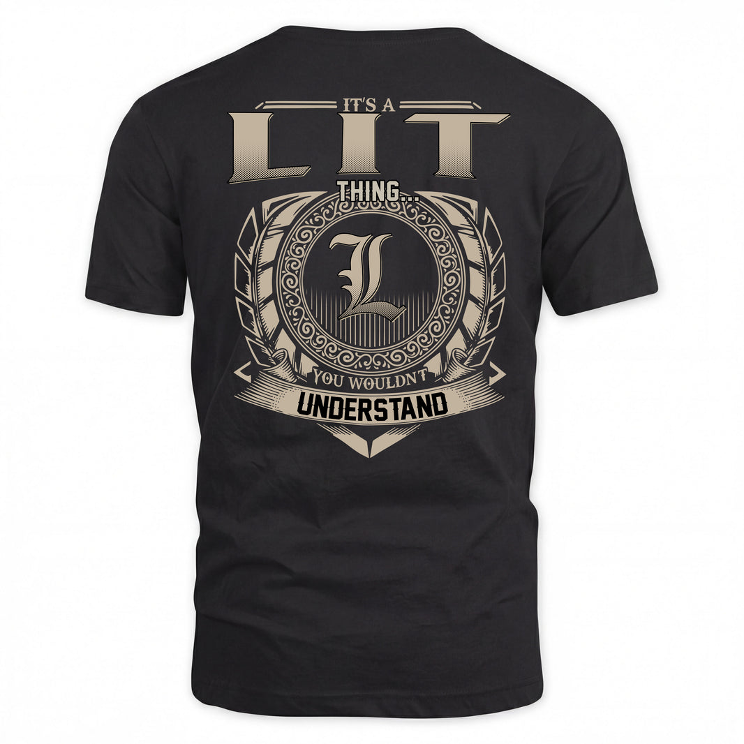 LIT HH88-K2–Personalized Name Quote Apparel “It’s a/an NAME Thing You Wouldn’t Understand”