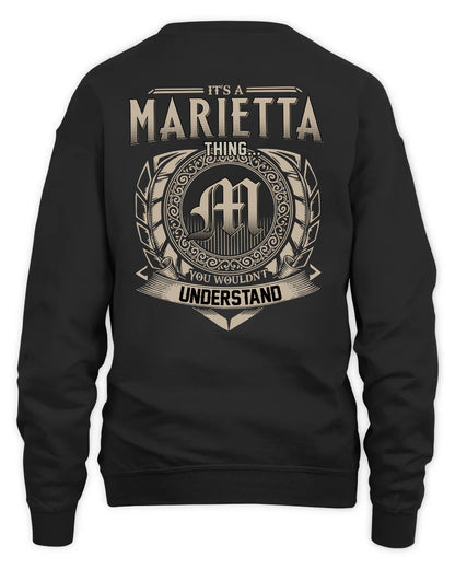 MARIETTA HH88-K2–Personalized Name Quote Apparel “It’s a/an NAME Thing You Wouldn’t Understand”