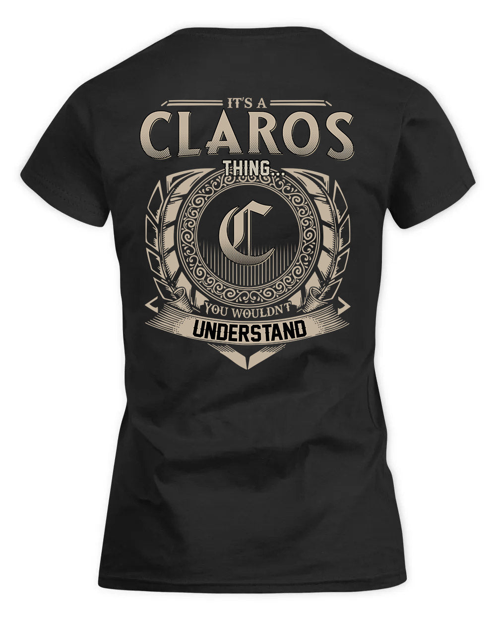 CLAROS HH88-K2–Personalized Name Quote Apparel “It’s a/an NAME Thing You Wouldn’t Understand”