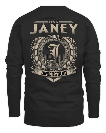 JANEY HH88-K2–Personalized Name Quote Apparel “It’s a/an NAME Thing You Wouldn’t Understand”