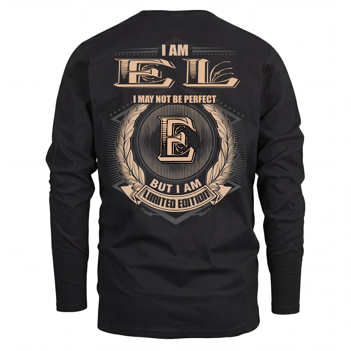 EL 2K-101–Personalized Name Quote Apparel “I Am NAME May Not Be Perfect But I Am Limited Edition”
