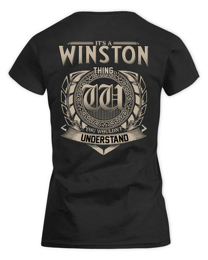 WINTERS HH88-K2–Personalized Name Quote Apparel “It’s a/an NAME Thing You Wouldn’t Understand”