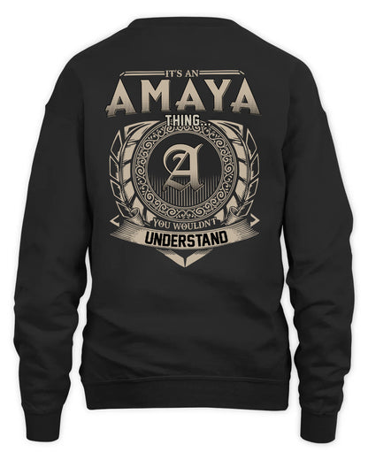 AMAYA HH88-K2–Personalized Name Quote Apparel “It’s a/an NAME Thing You Wouldn’t Understand”
