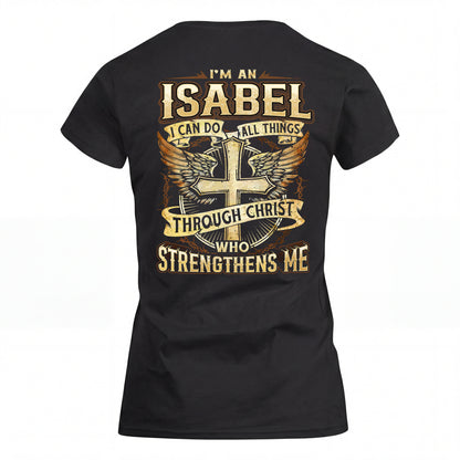 ISABEL HH88-K2–Personalized Name Quote T-Shirt