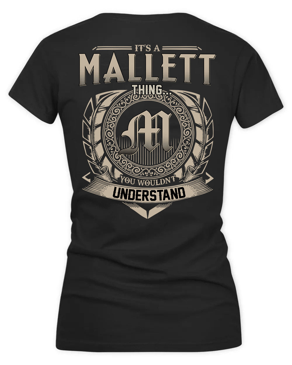 MALLORY HH88-K2–Personalized Name Quote Apparel “It’s a/an NAME Thing You Wouldn’t Understand”